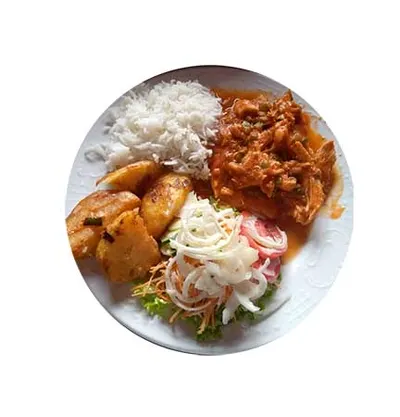 Sliced chicken in Red Sauce